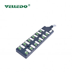Распределительная коробка VELLEDQ M12-A3-12K4P-5.0TL/GY